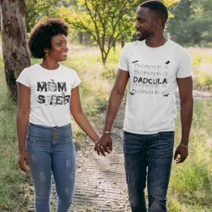 Halloween Momster/Dadcula Matching Outfits Set, His & Hers, Celebrate in Style