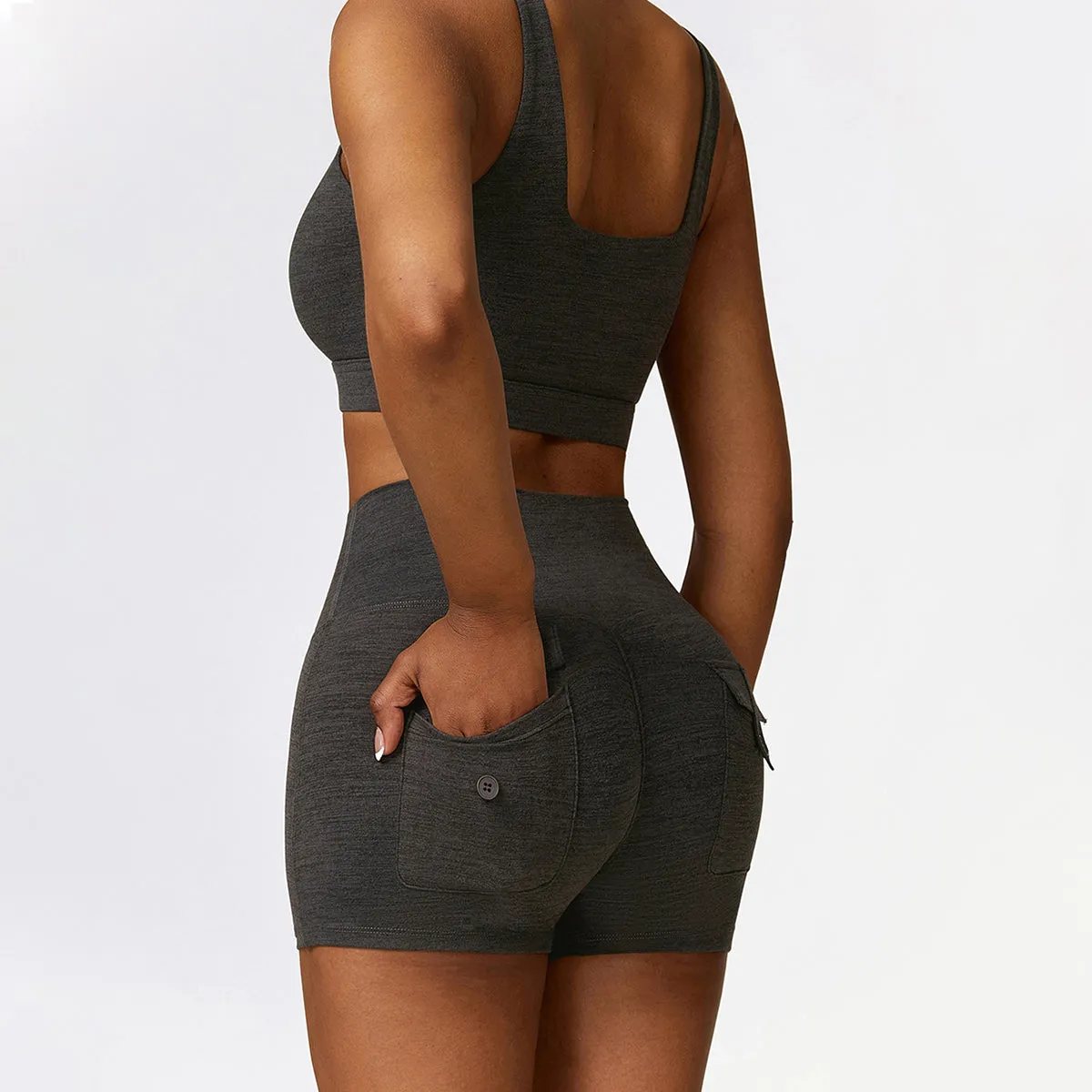 High Waisted Shorts - Catlin