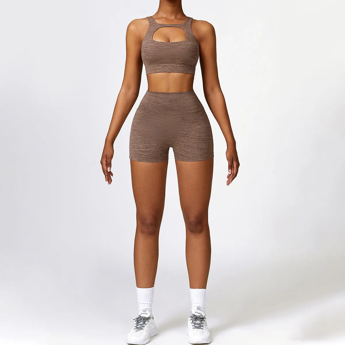 High Waisted Shorts - Catlin