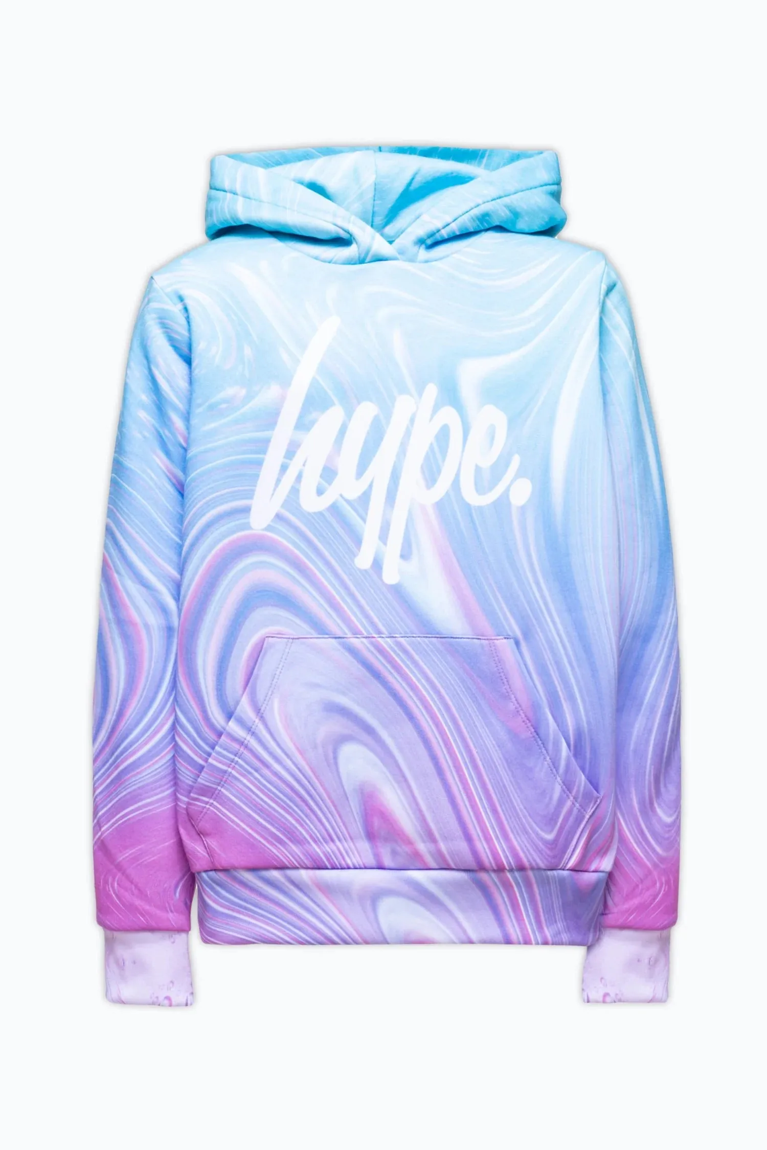 Hype Teal Purple Marble Hoodie Zumh-524