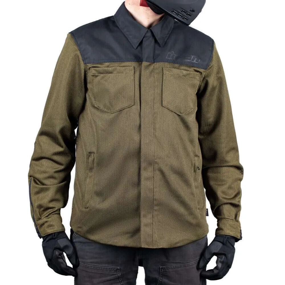 Icon Men's Upstate Mesh CE Motorcycle Jacket