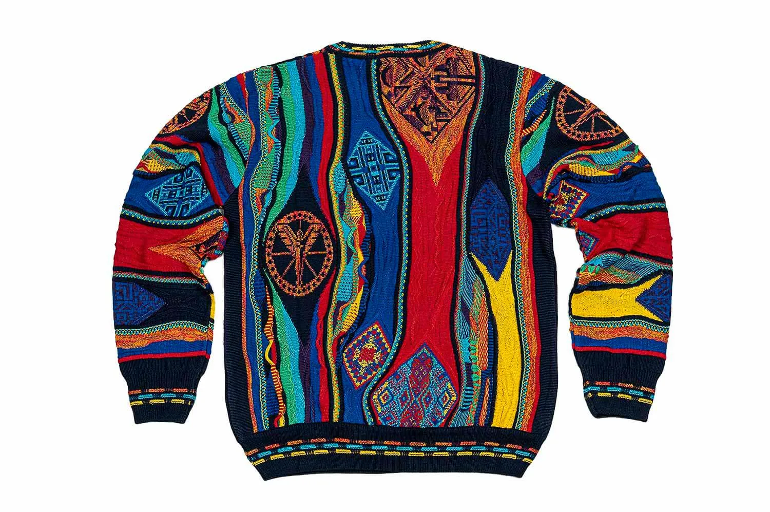 Jaquard Pullover mit Logo