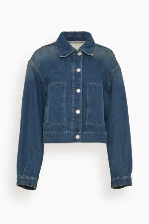 Josephine Jacket in Faded Blue