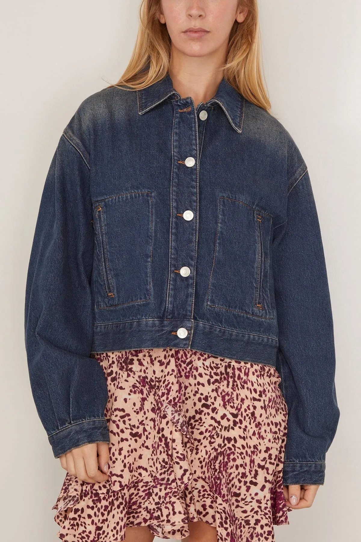 Josephine Jacket in Faded Blue