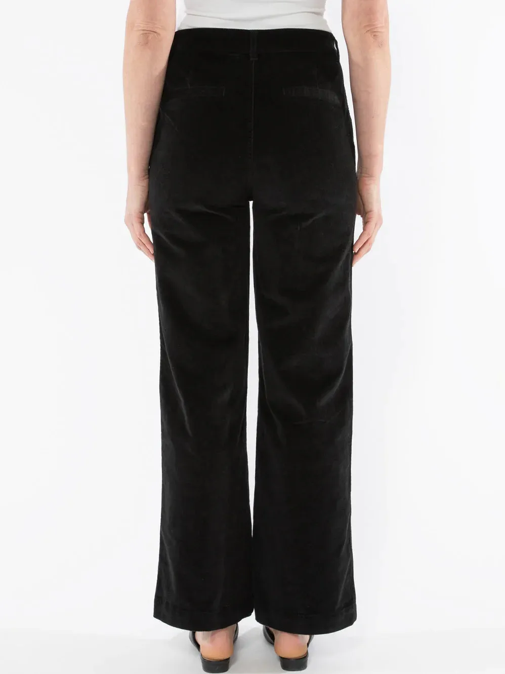 Jump Wide Leg Cord Pant 566J7008 - Black
