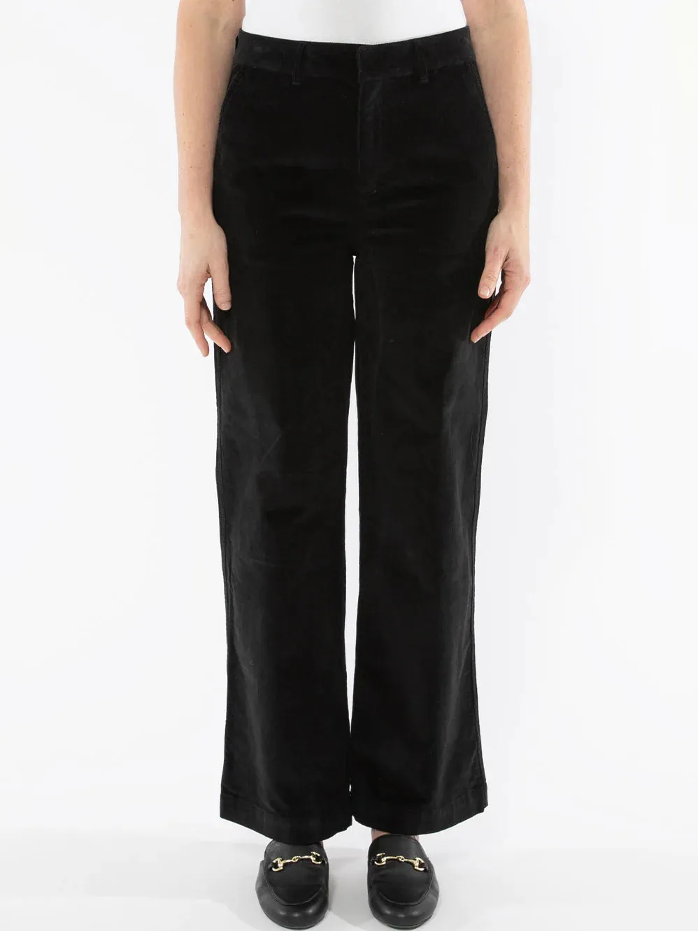 Jump Wide Leg Cord Pant 566J7008 - Black
