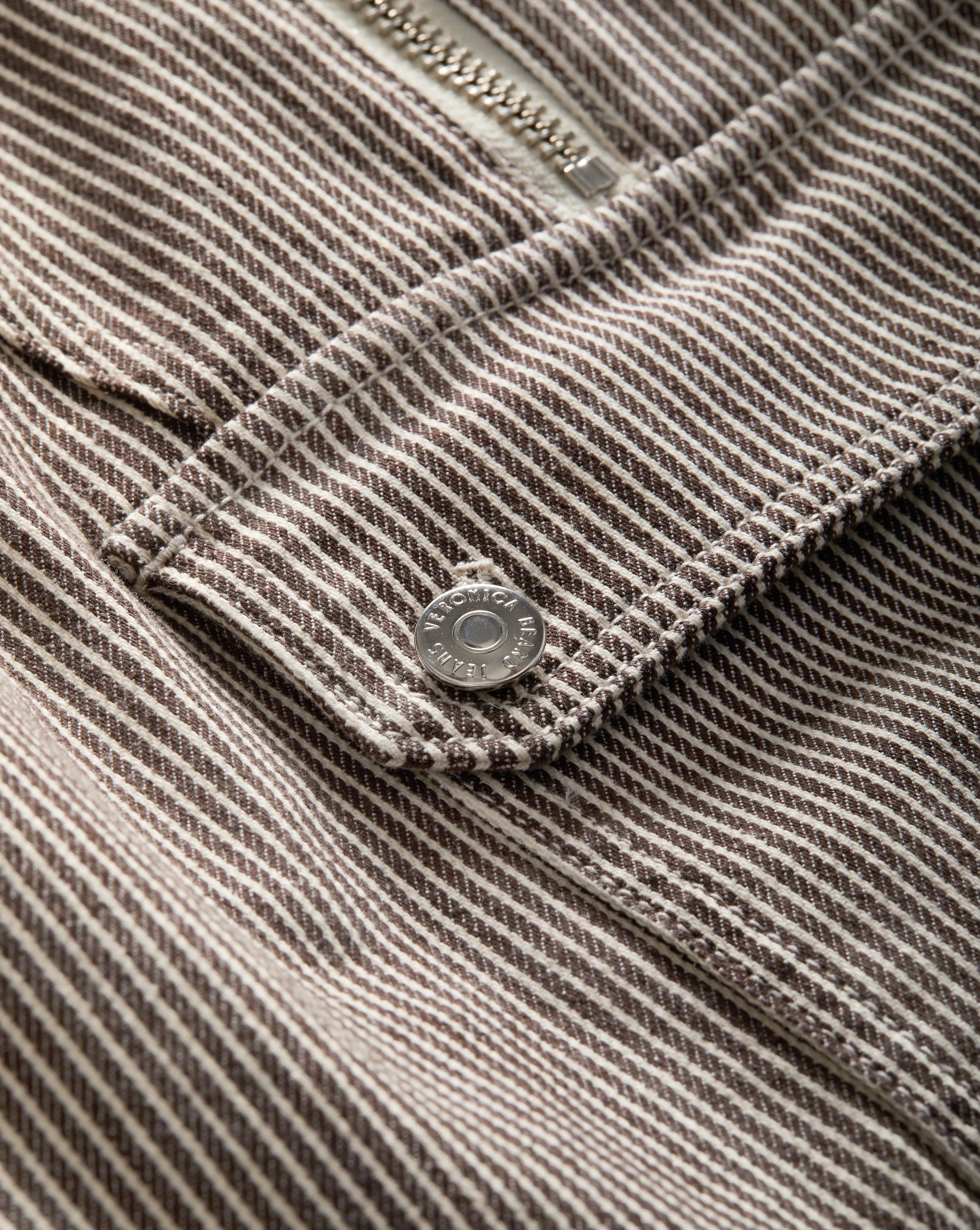 Kaeli Striped Pullover Jacket