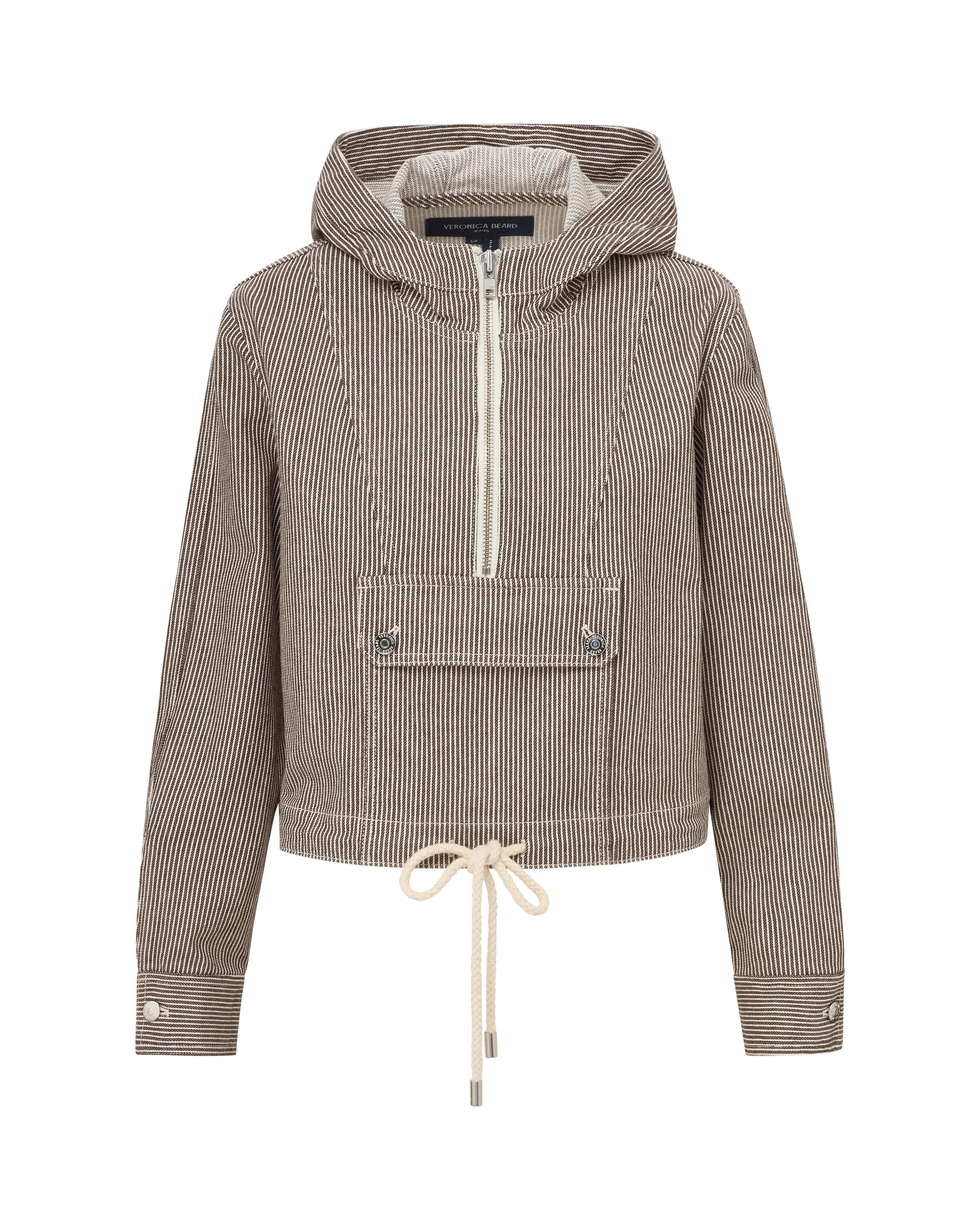 Kaeli Striped Pullover Jacket