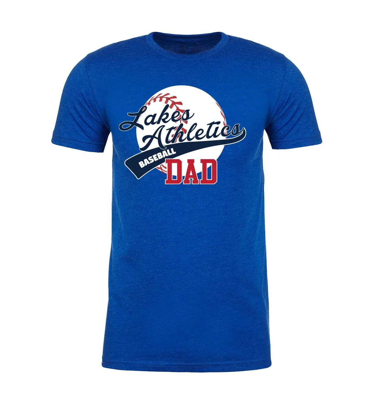 Lakes Athletics Baseball Dad T-Shirt