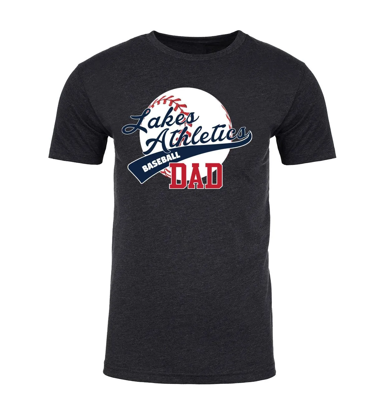 Lakes Athletics Baseball Dad T-Shirt