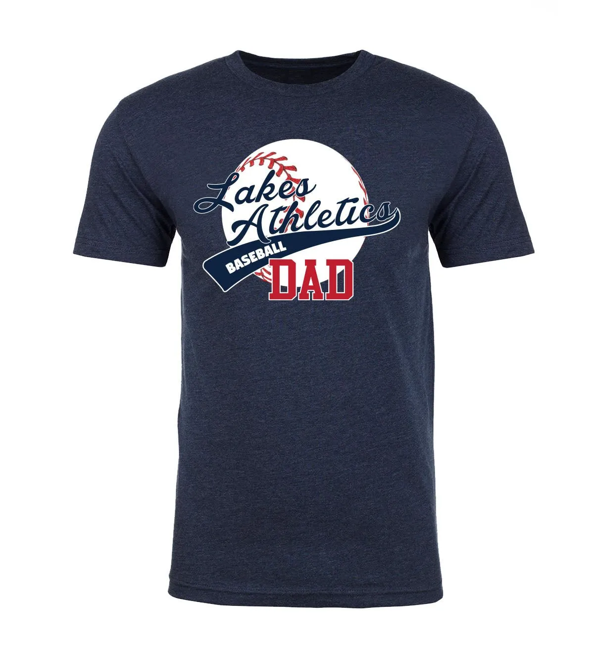 Lakes Athletics Baseball Dad T-Shirt