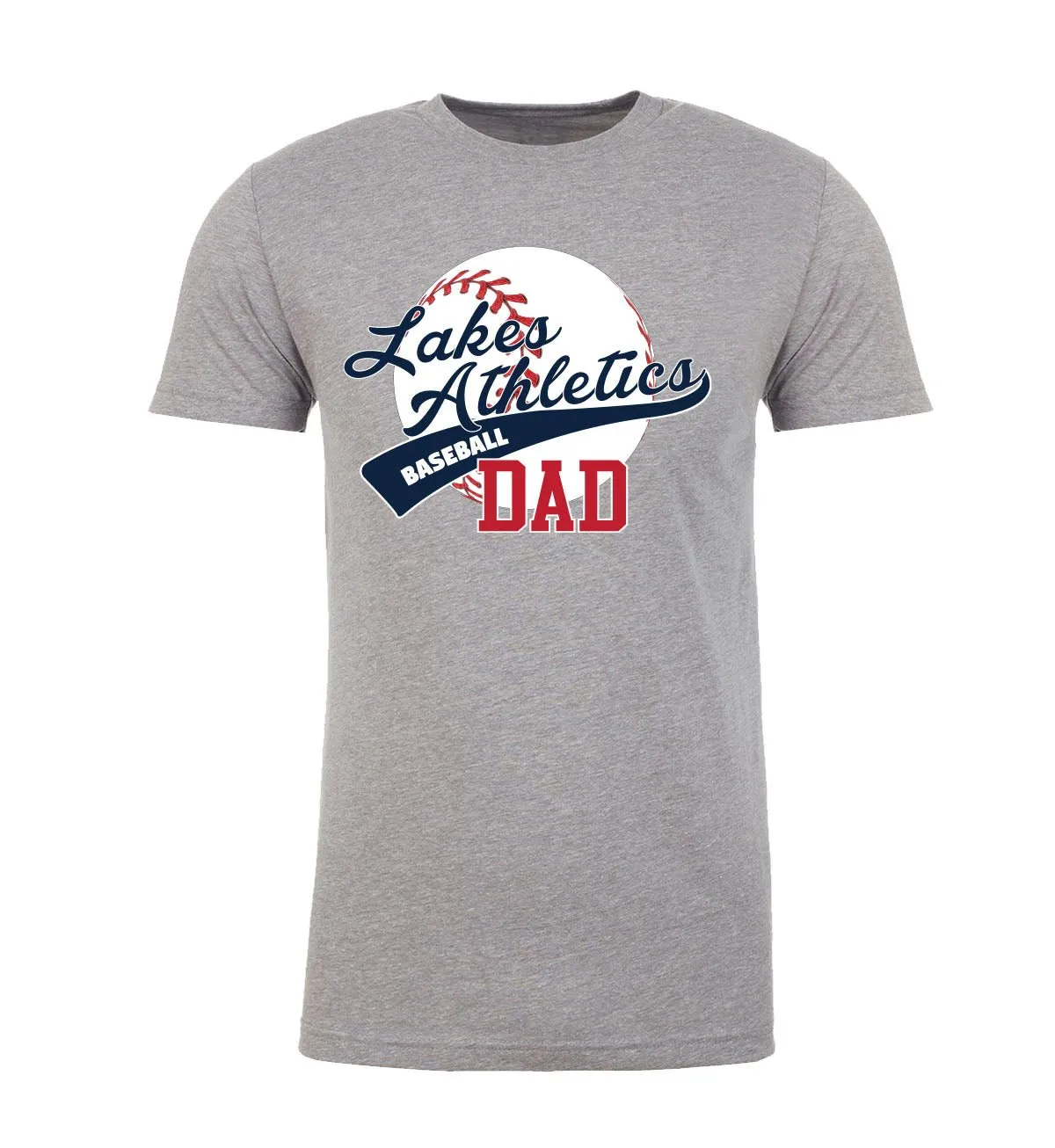 Lakes Athletics Baseball Dad T-Shirt