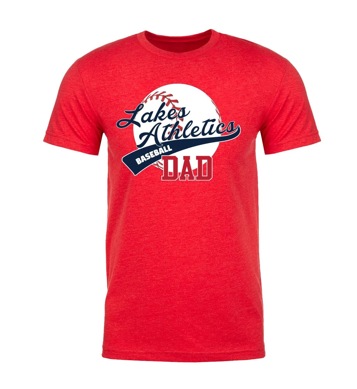 Lakes Athletics Baseball Dad T-Shirt