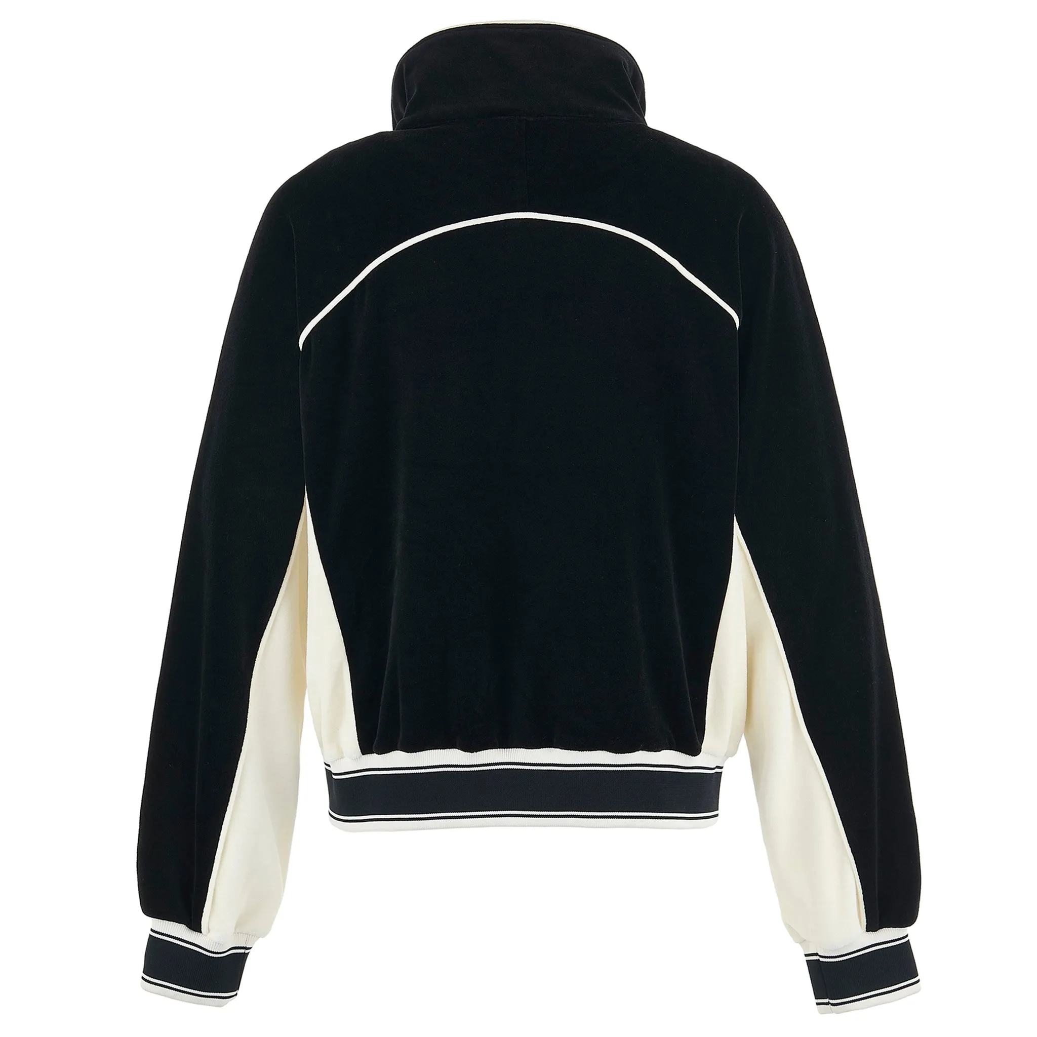 LASTMAN LM TRACK JACKET/VELOUR / BLACK