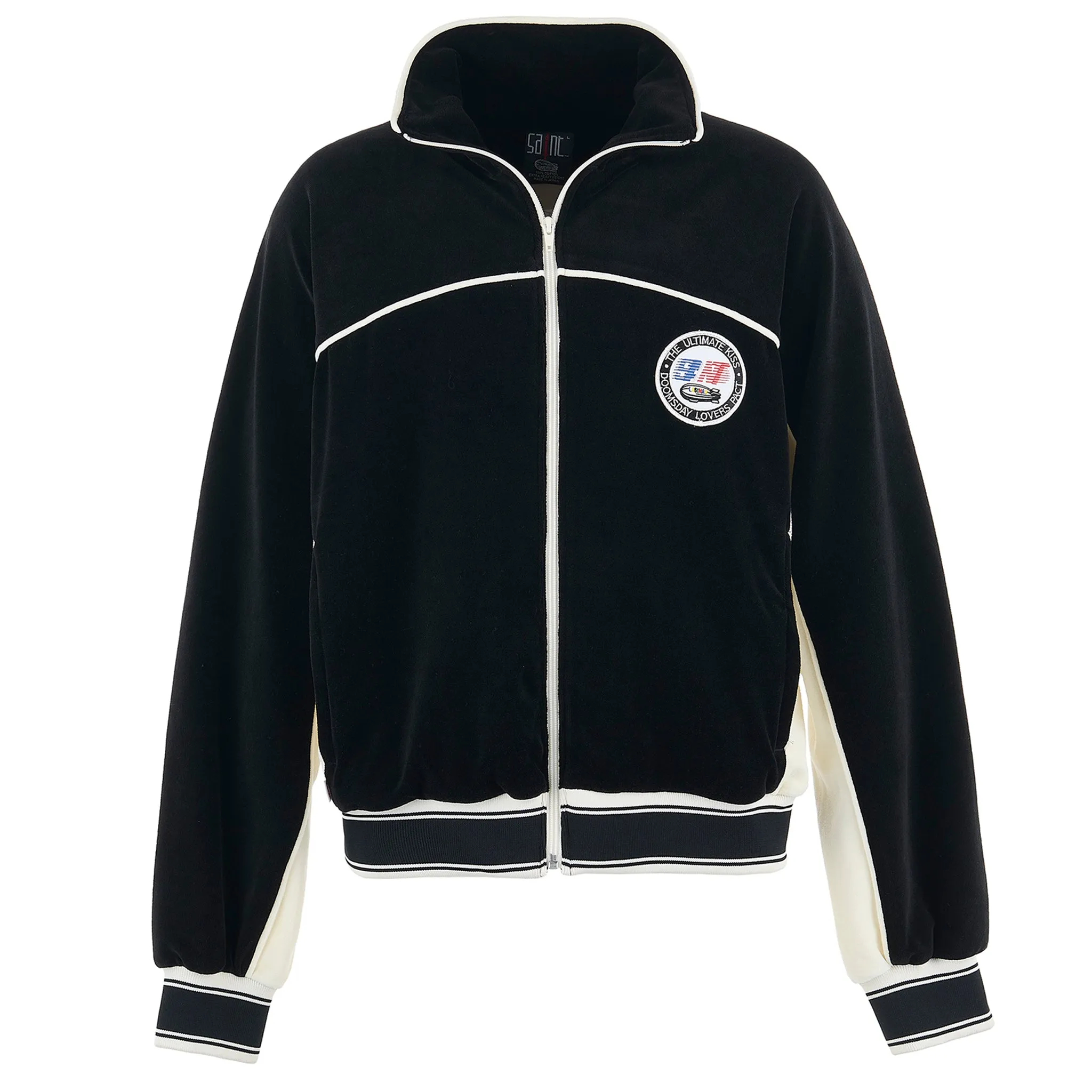 LASTMAN LM TRACK JACKET/VELOUR / BLACK