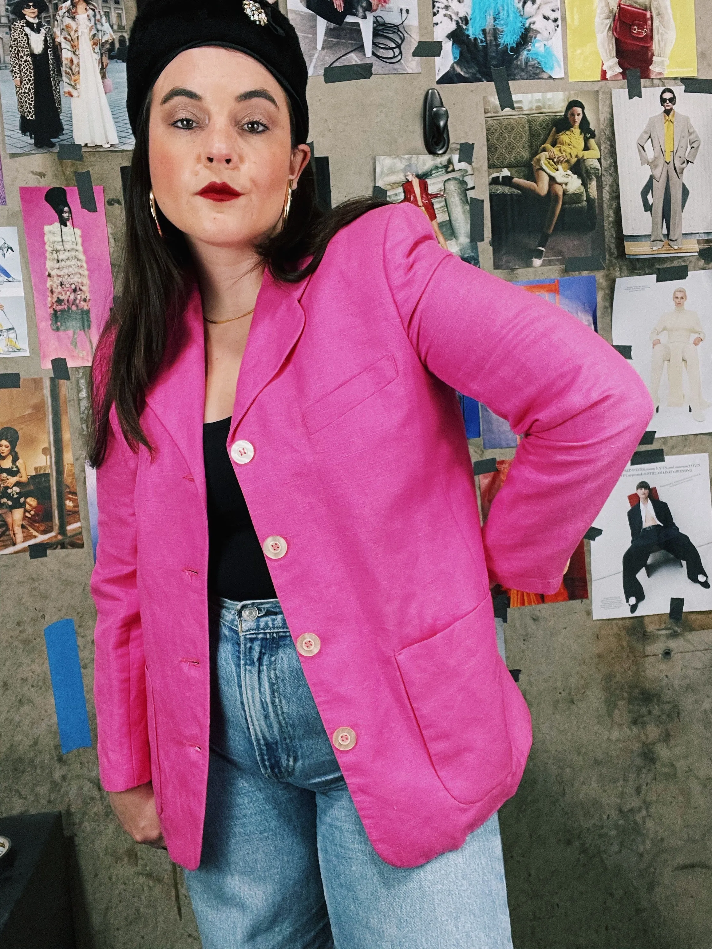 Lightweight Pink Blazer