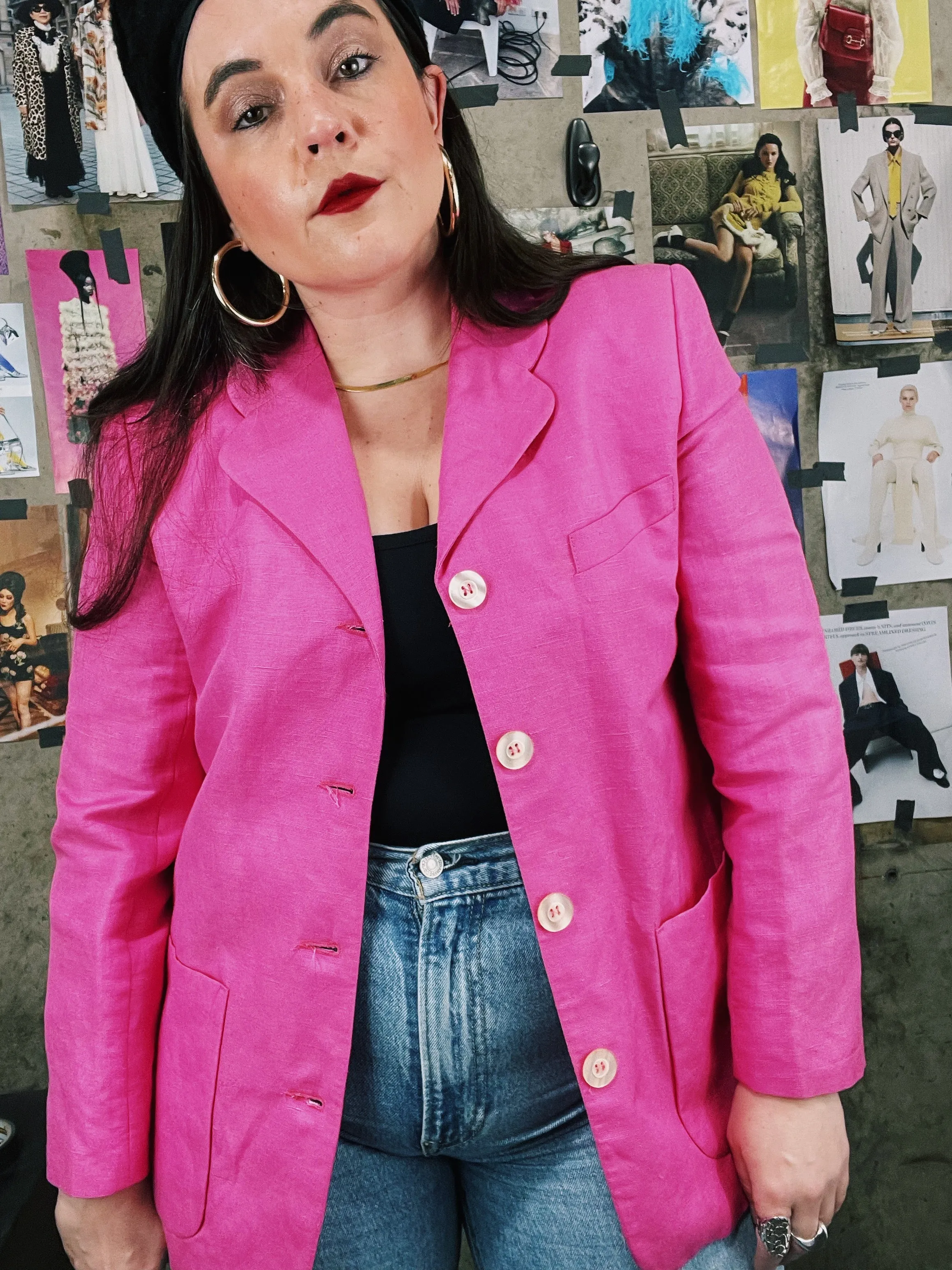 Lightweight Pink Blazer