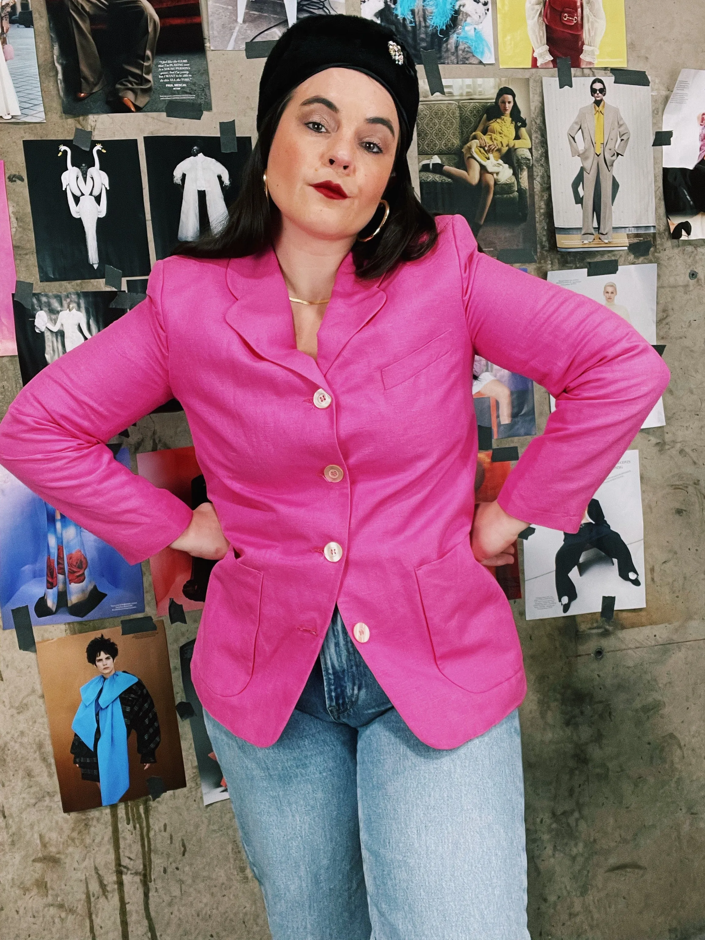 Lightweight Pink Blazer