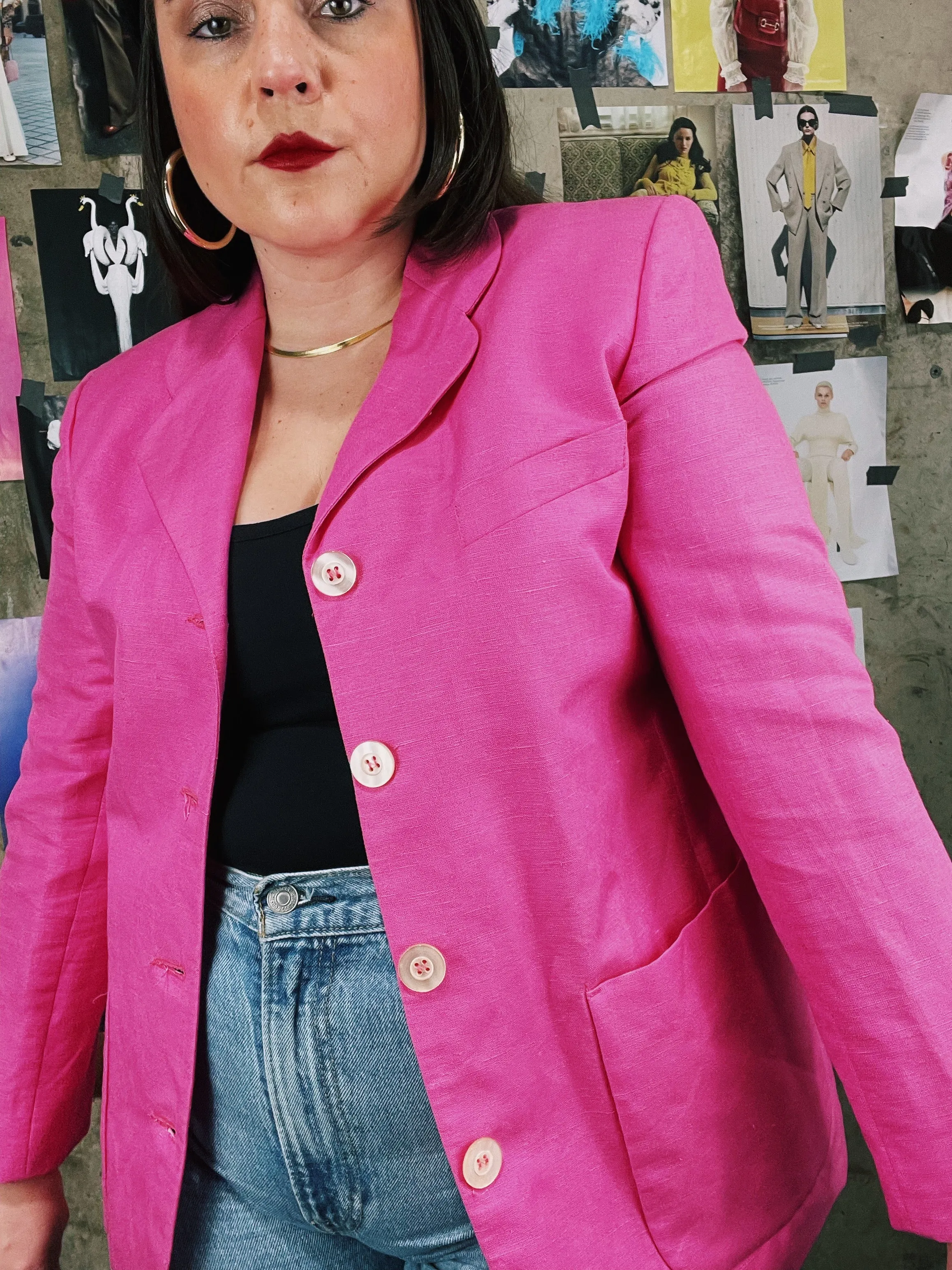 Lightweight Pink Blazer