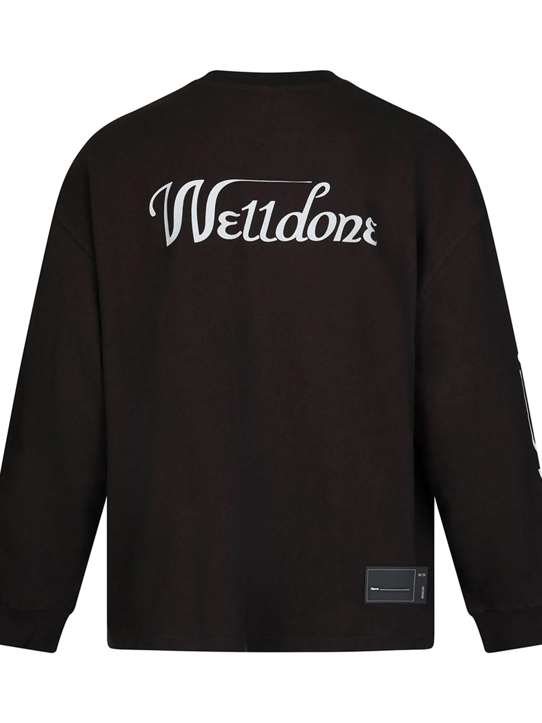 Logo Oversizes Sweatshirt in Black