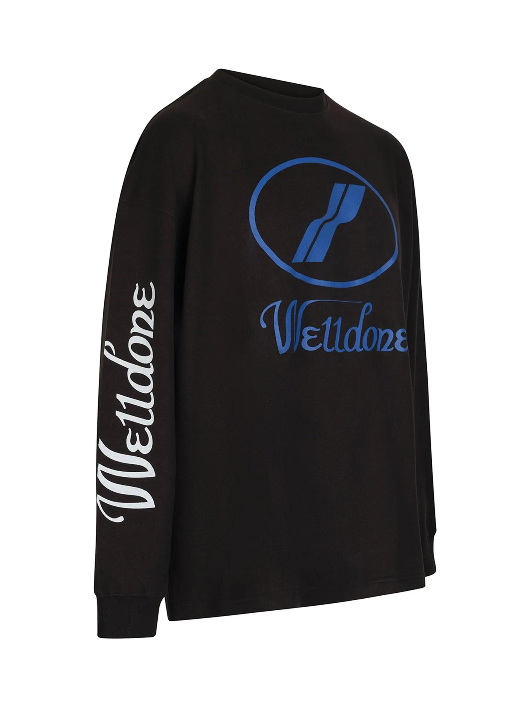 Logo Oversizes Sweatshirt in Black