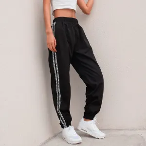 Loose Street Style Stripped Pants