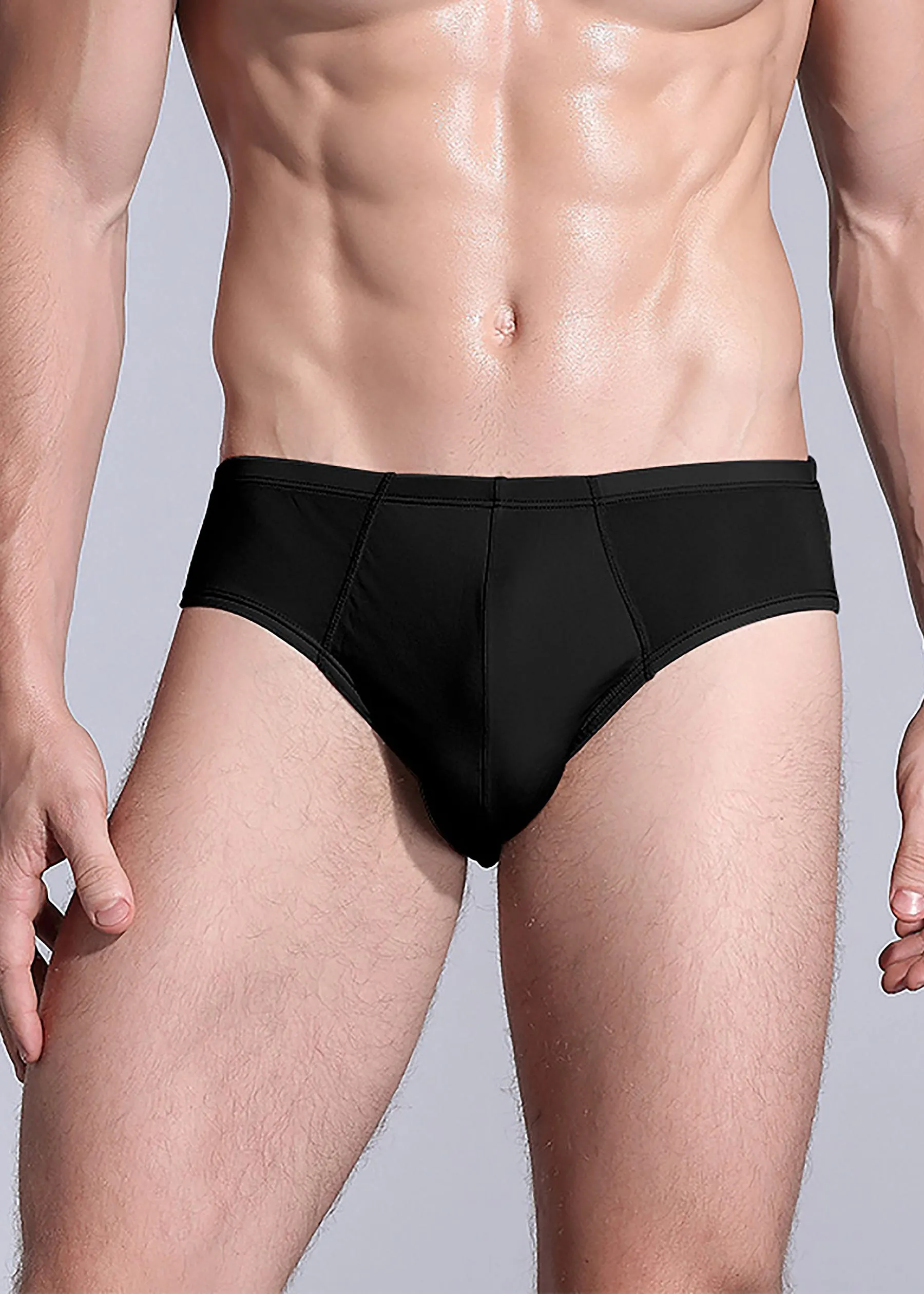 Men Briefs Breathable Silk Triangle Boxer