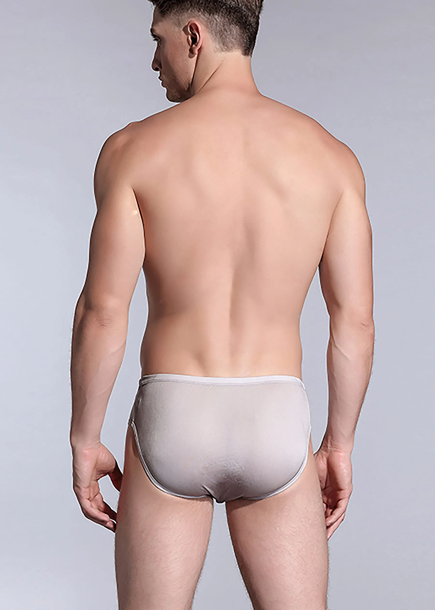 Men Briefs Breathable Silk Triangle Boxer