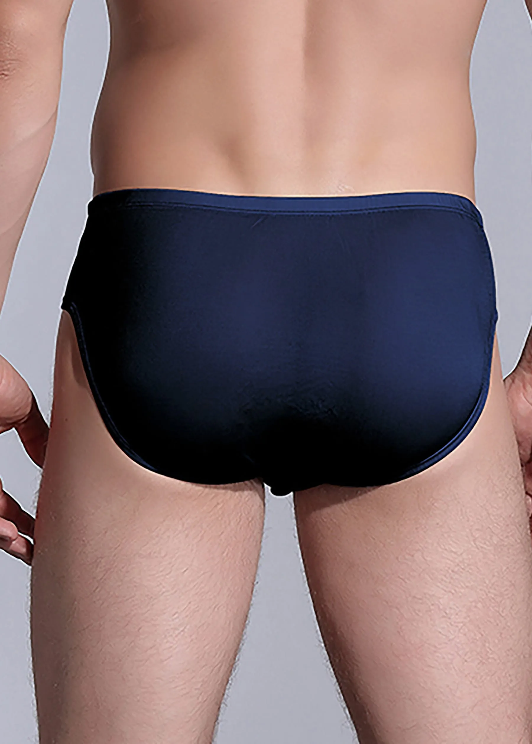 Men Briefs Breathable Silk Triangle Boxer