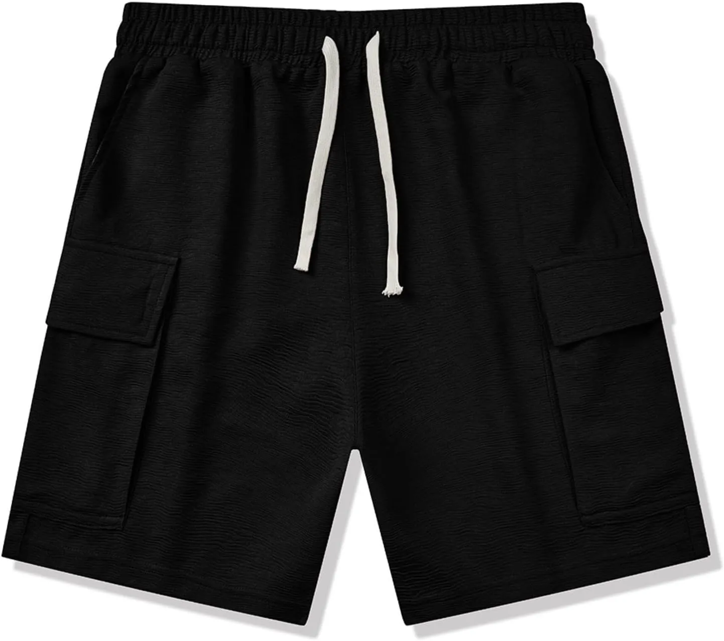 Men Shorts Casual Slim-Fit Elastic Beach Shorts Gym Basketball Lightweight Classic Regular Comfort Activewear Pants