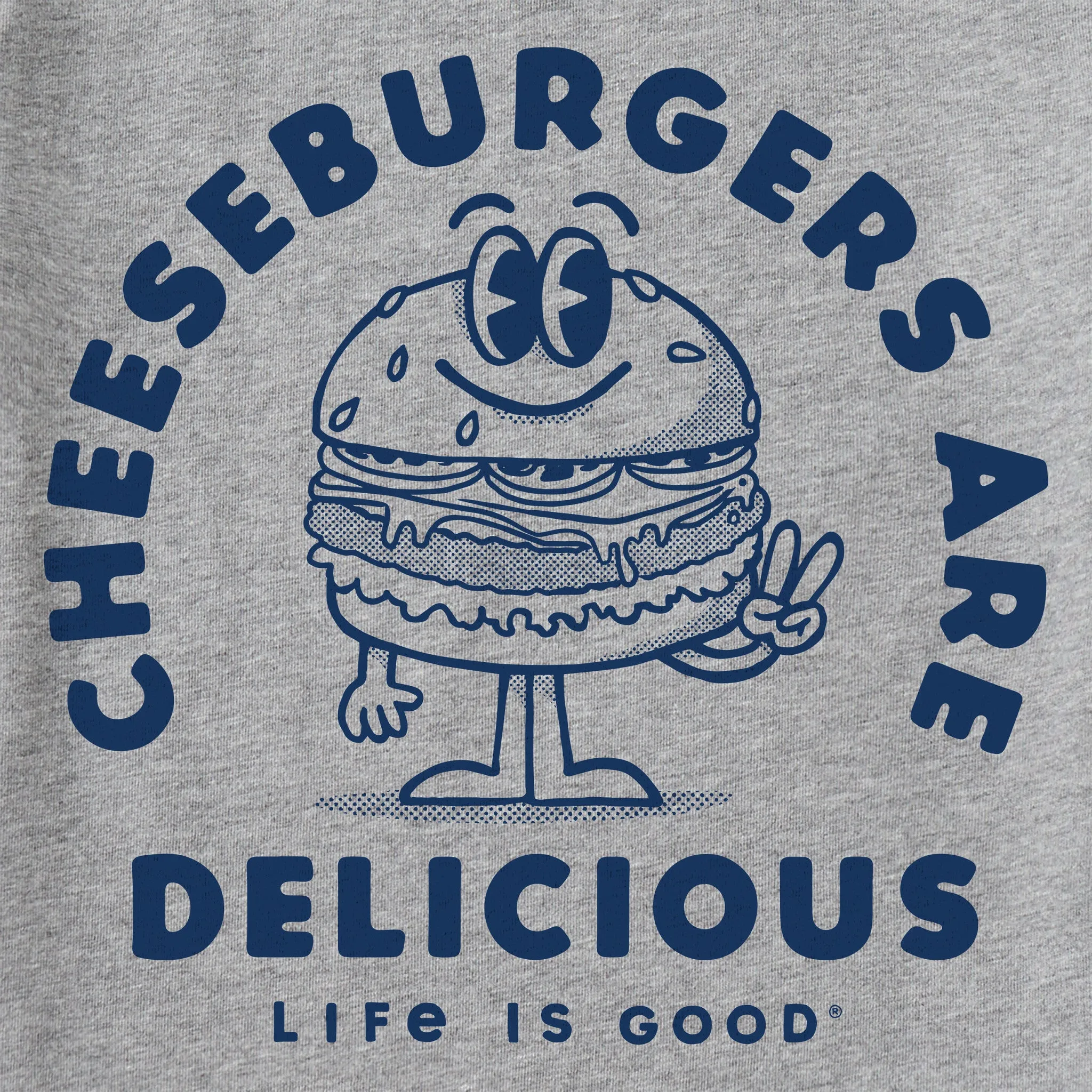 Men's Cheeseburgers are Delicious Short Sleeve Tee