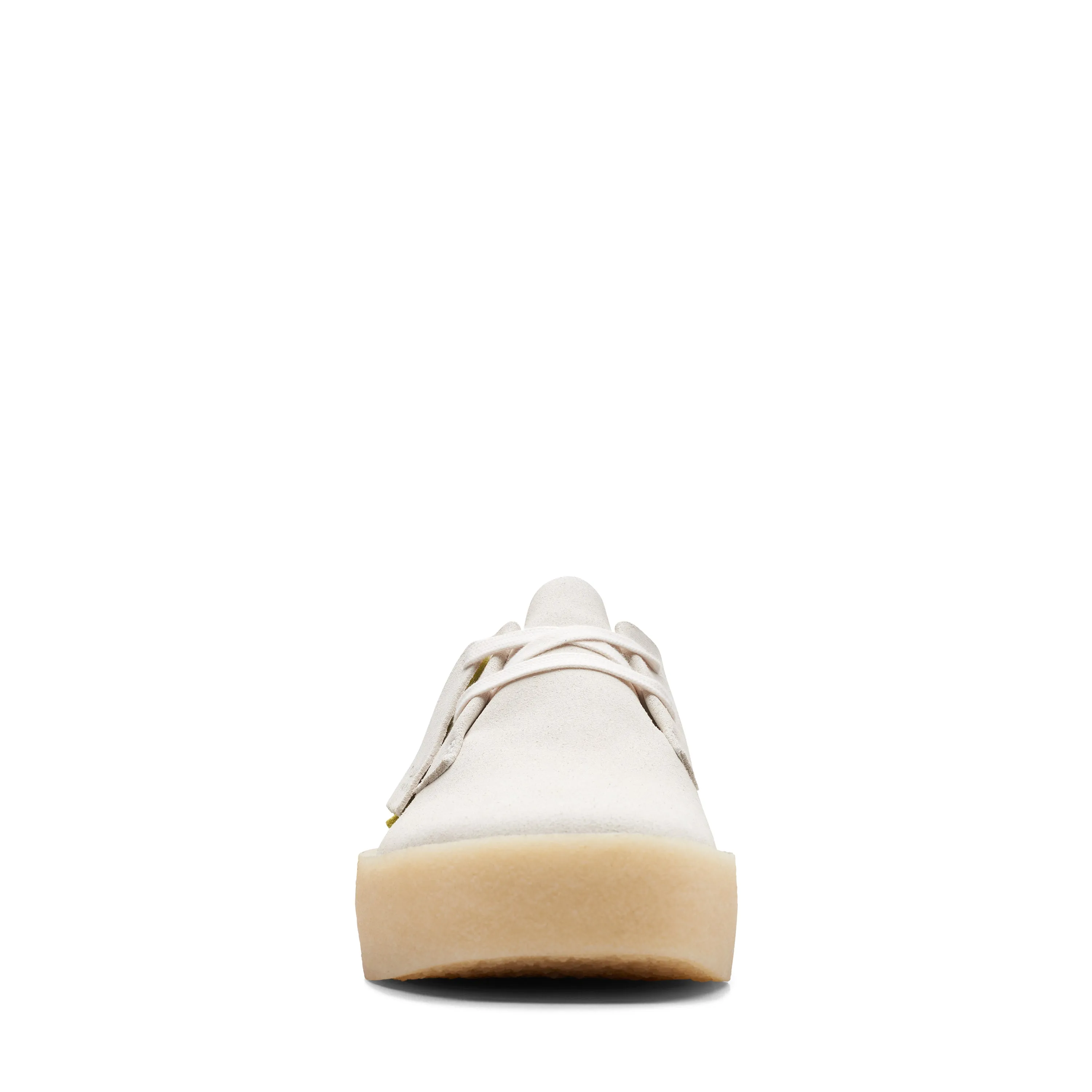 Men's Clarks Original Ashcott Cup Off White Suede "Made In Vietnam"
