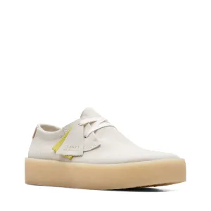 Men's Clarks Original Ashcott Cup Off White Suede "Made In Vietnam"