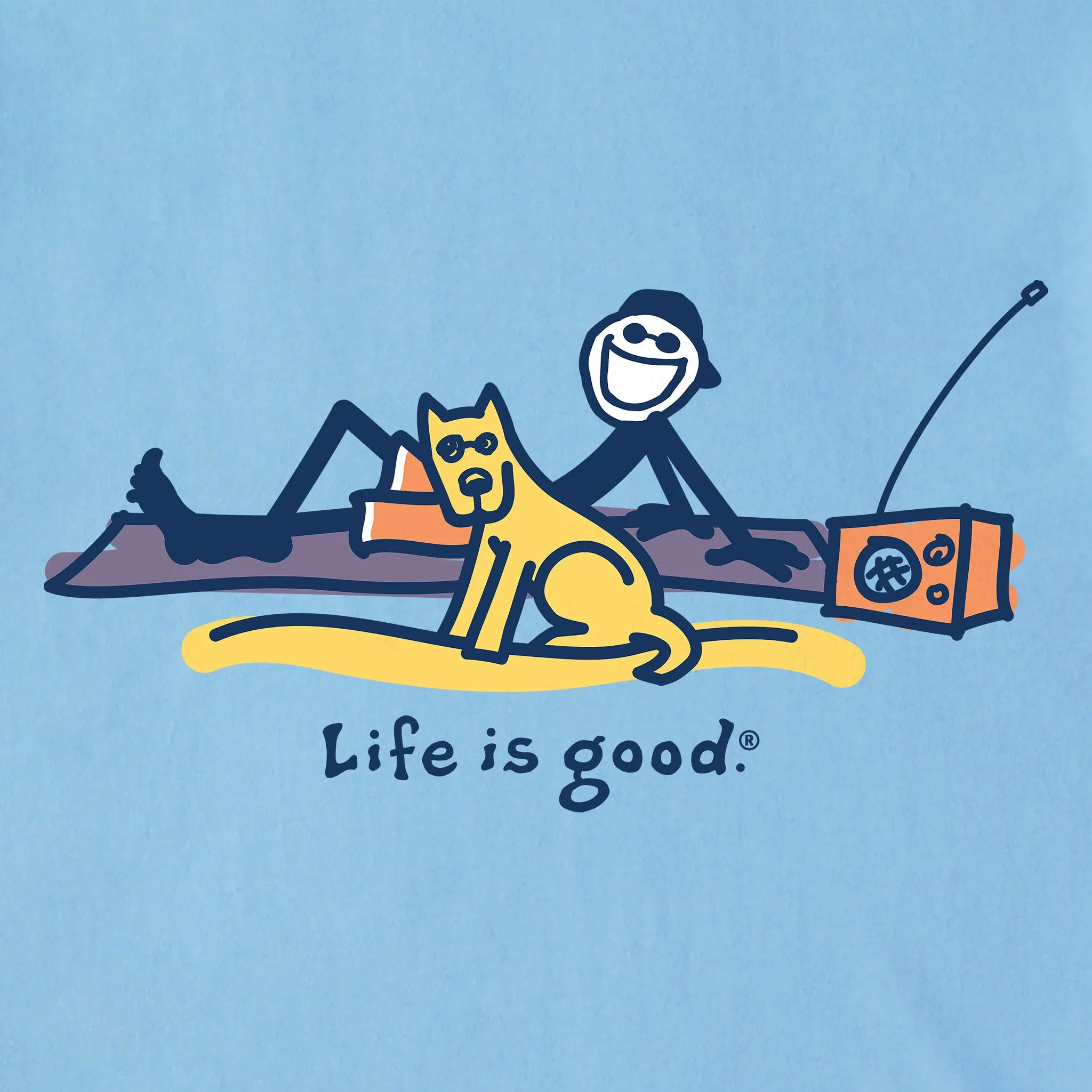 Men's Jake and Rocket Beach Day Short Sleeve  Tee