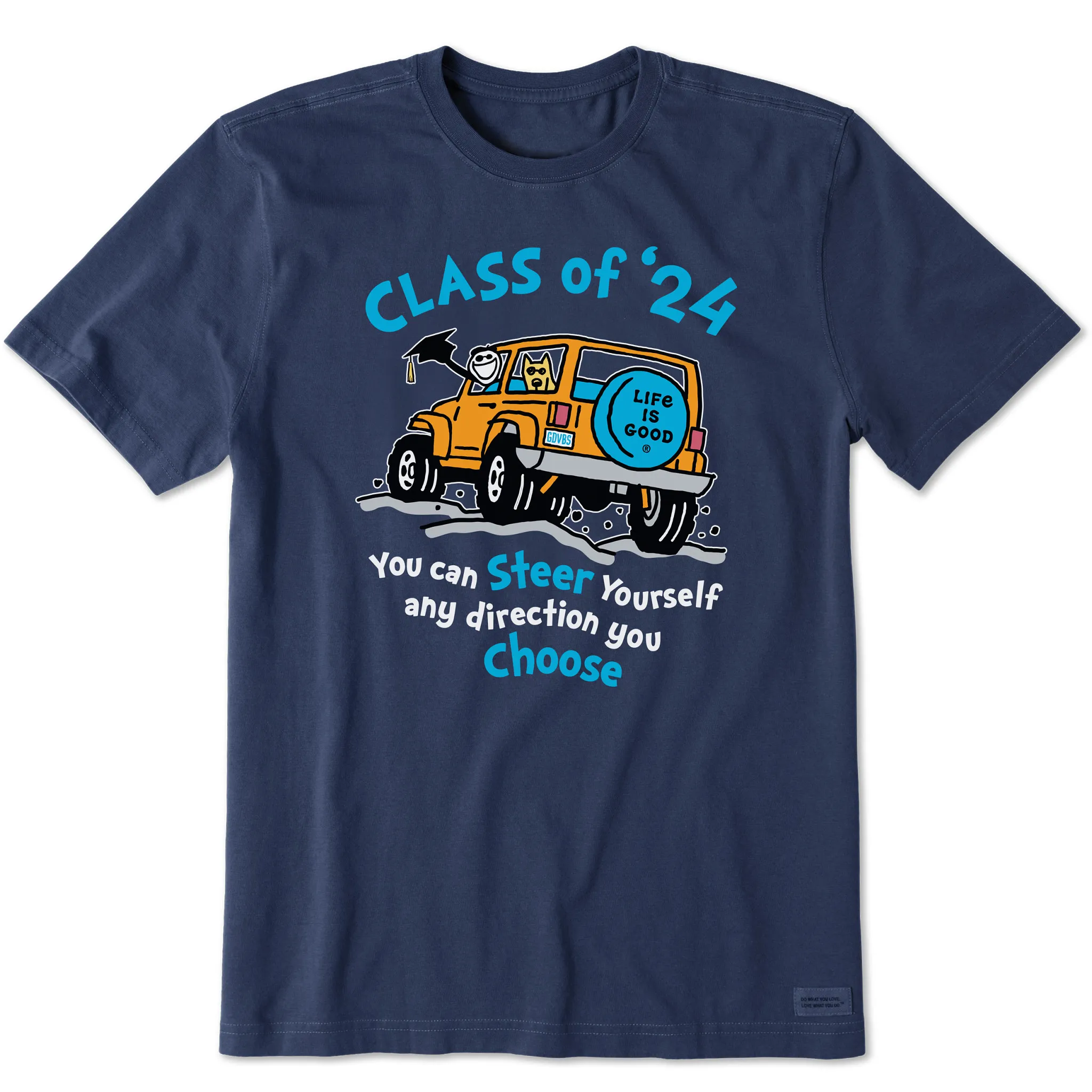 Men's Steer Yourself ATV Class of 2024 Short Sleeve Crusher Tee