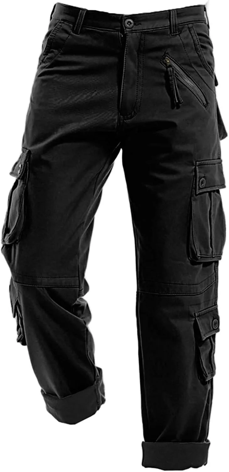 Mens Work Pants Big and Tall Hiking Pants Mens Black Stretchy Work Pants All Terrain Cargo Pants for Men Khaki Pants
