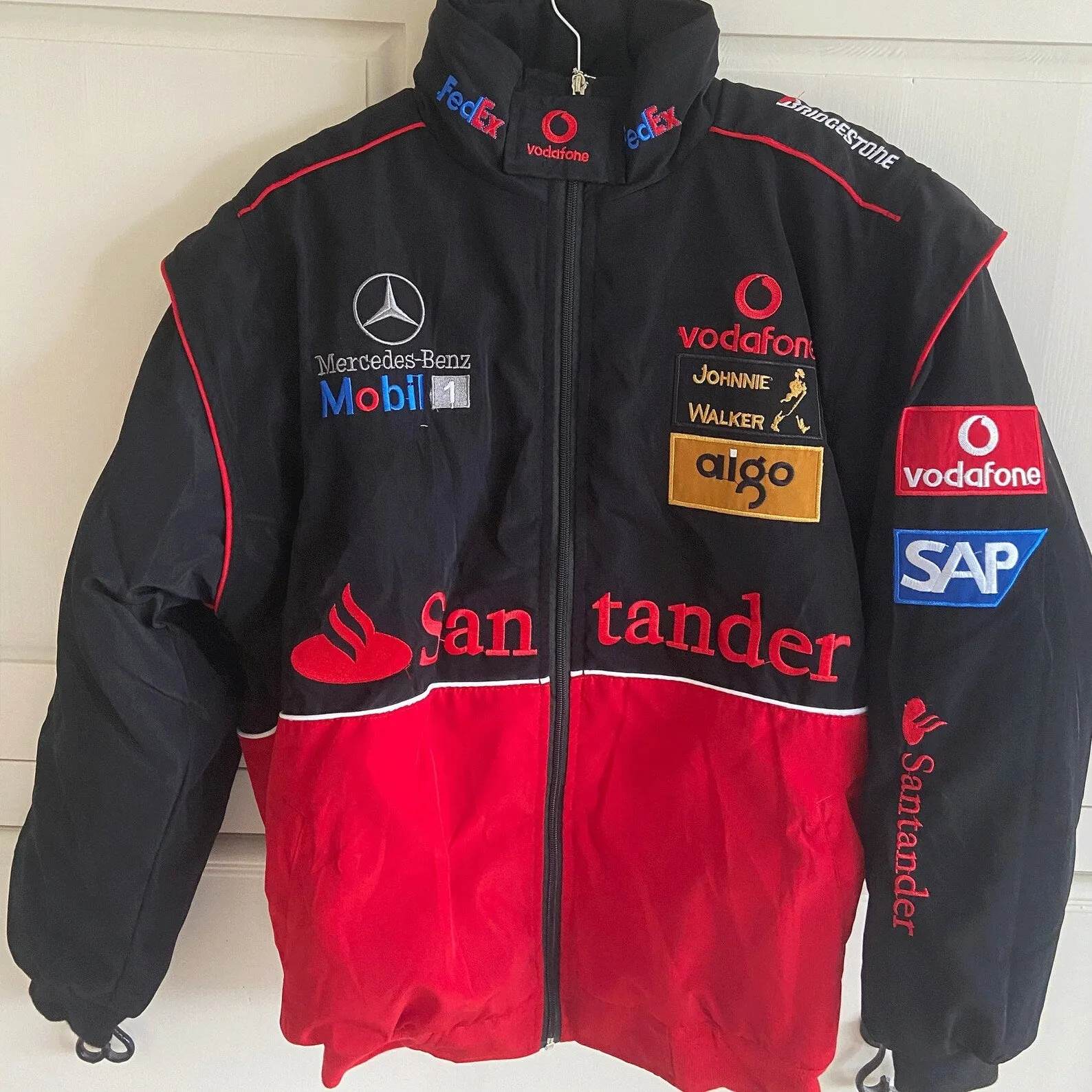 Mercedes - Red  - Vintage Racing Jacket