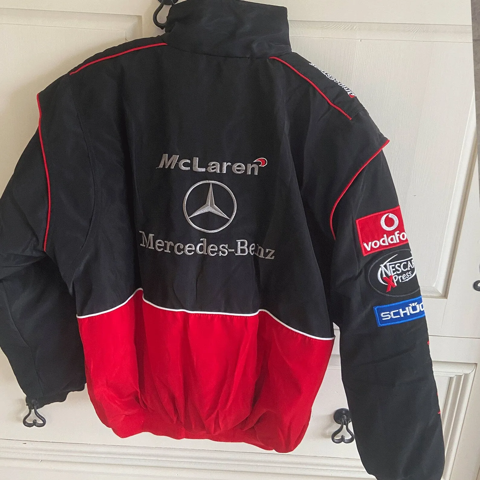 Mercedes - Red  - Vintage Racing Jacket
