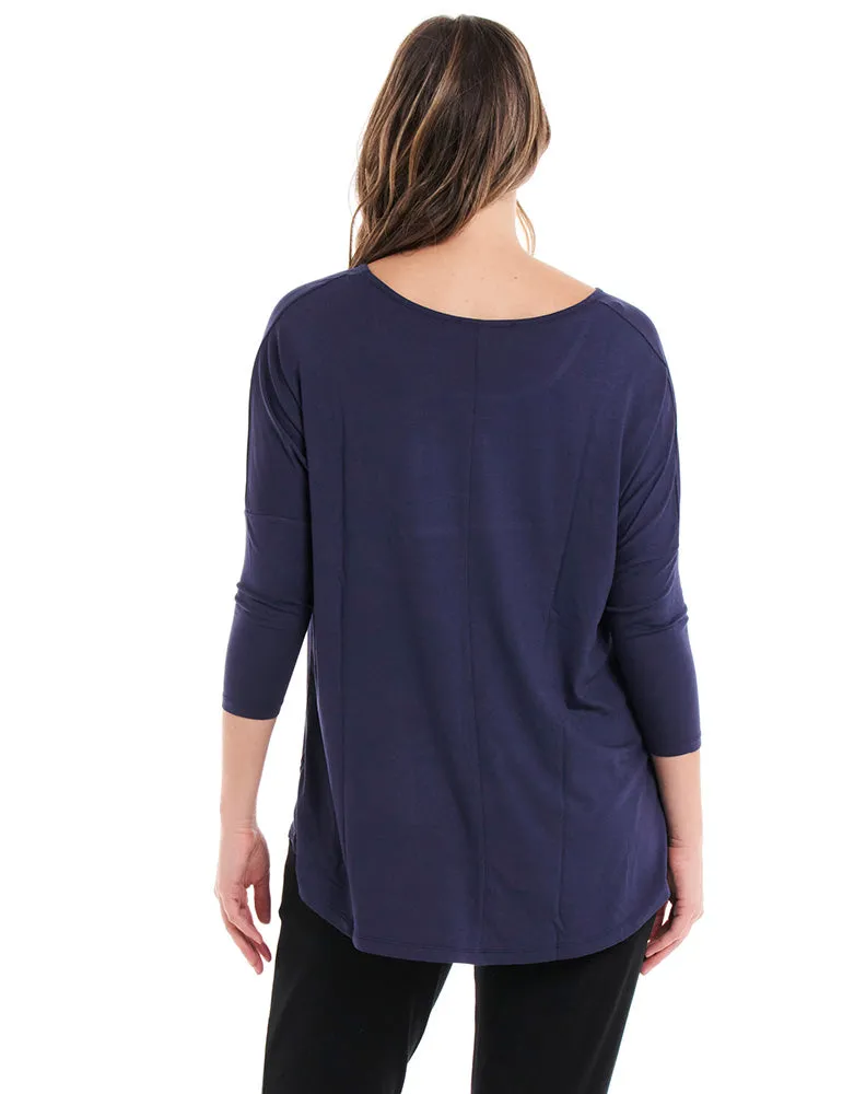 Milan Top - Navy