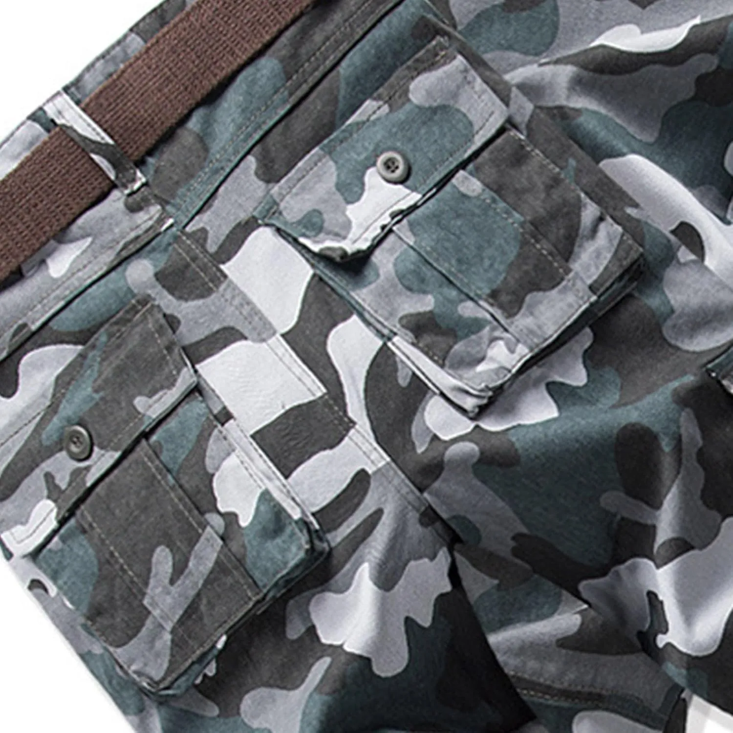 Military Tactical Pants for Men Straight Leg Army Combat Camo Multi Pockets Cargo Pants Camouflage Hunting Work Pants