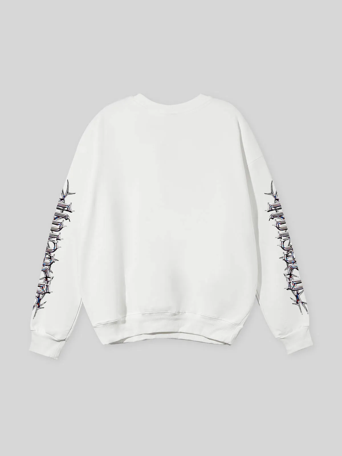Multi-coloured double lip double sleeve 420g printed sweatshirt