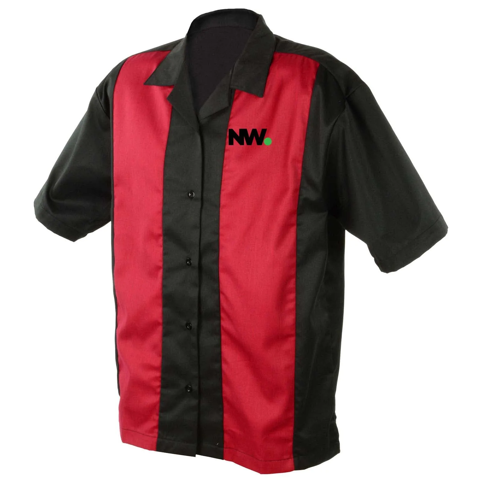 Nationwide Video Logo Embroidered Retro Bowling Shirts