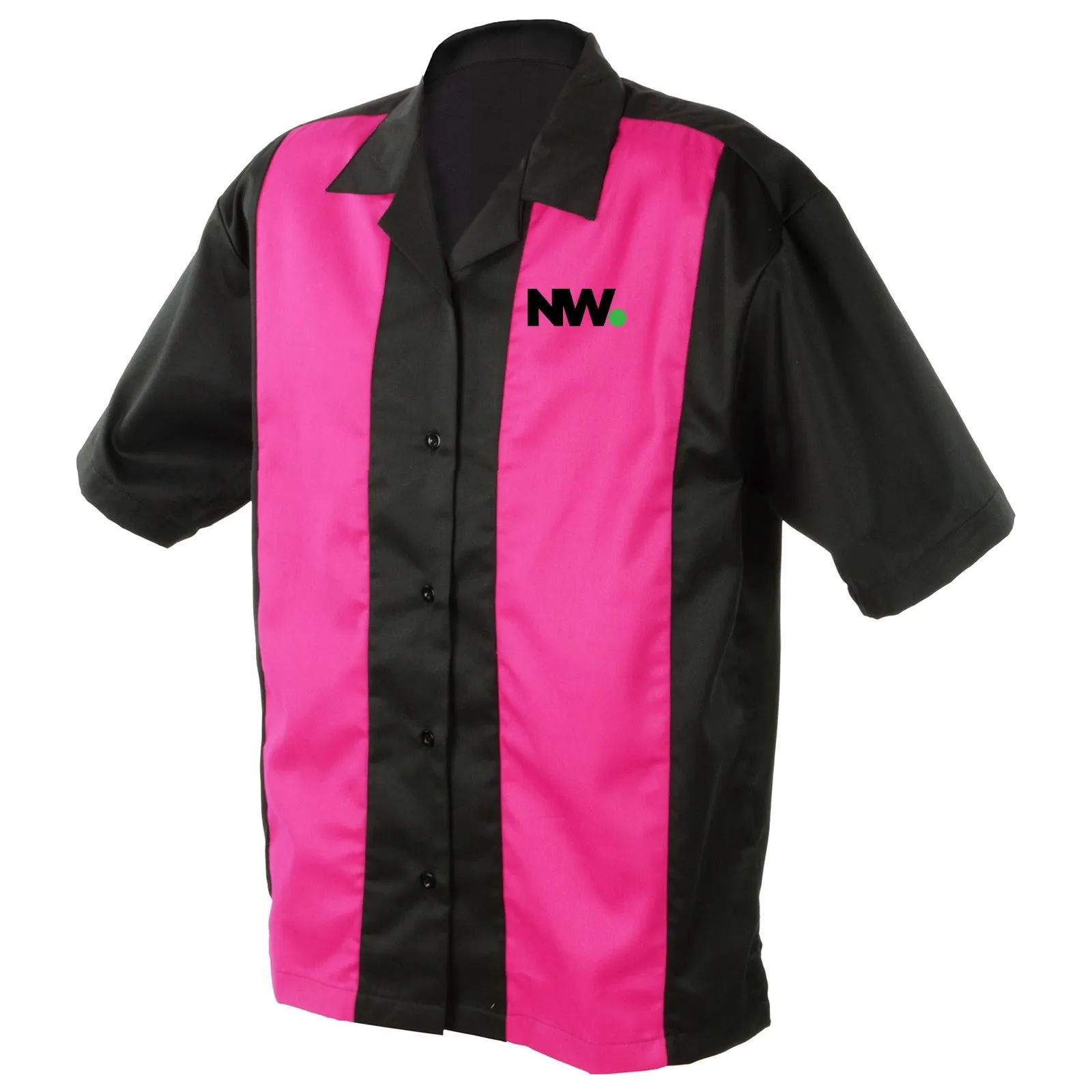 Nationwide Video Logo Embroidered Retro Bowling Shirts