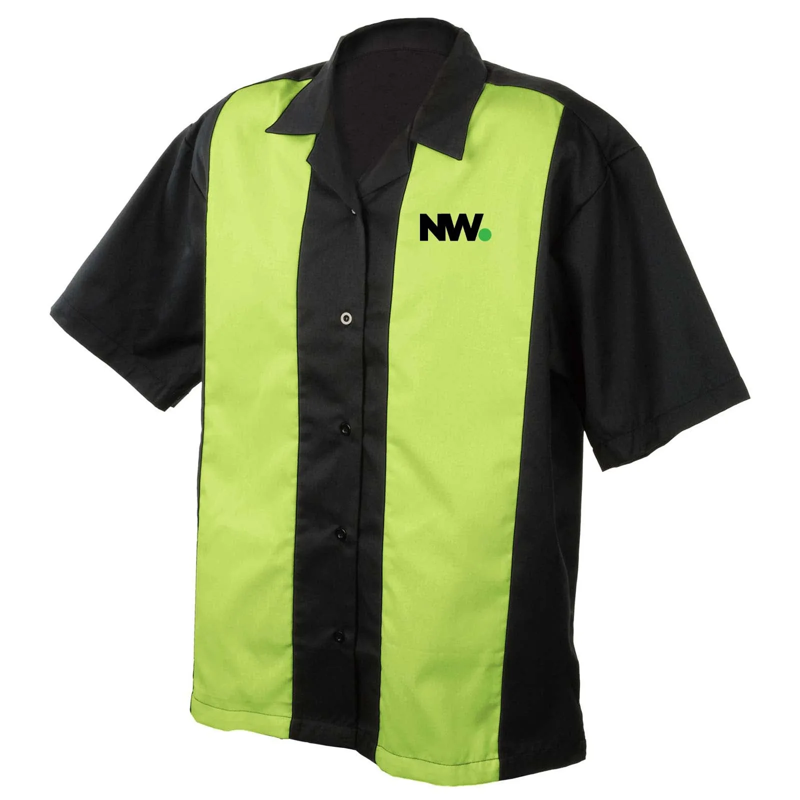 Nationwide Video Logo Embroidered Retro Bowling Shirts