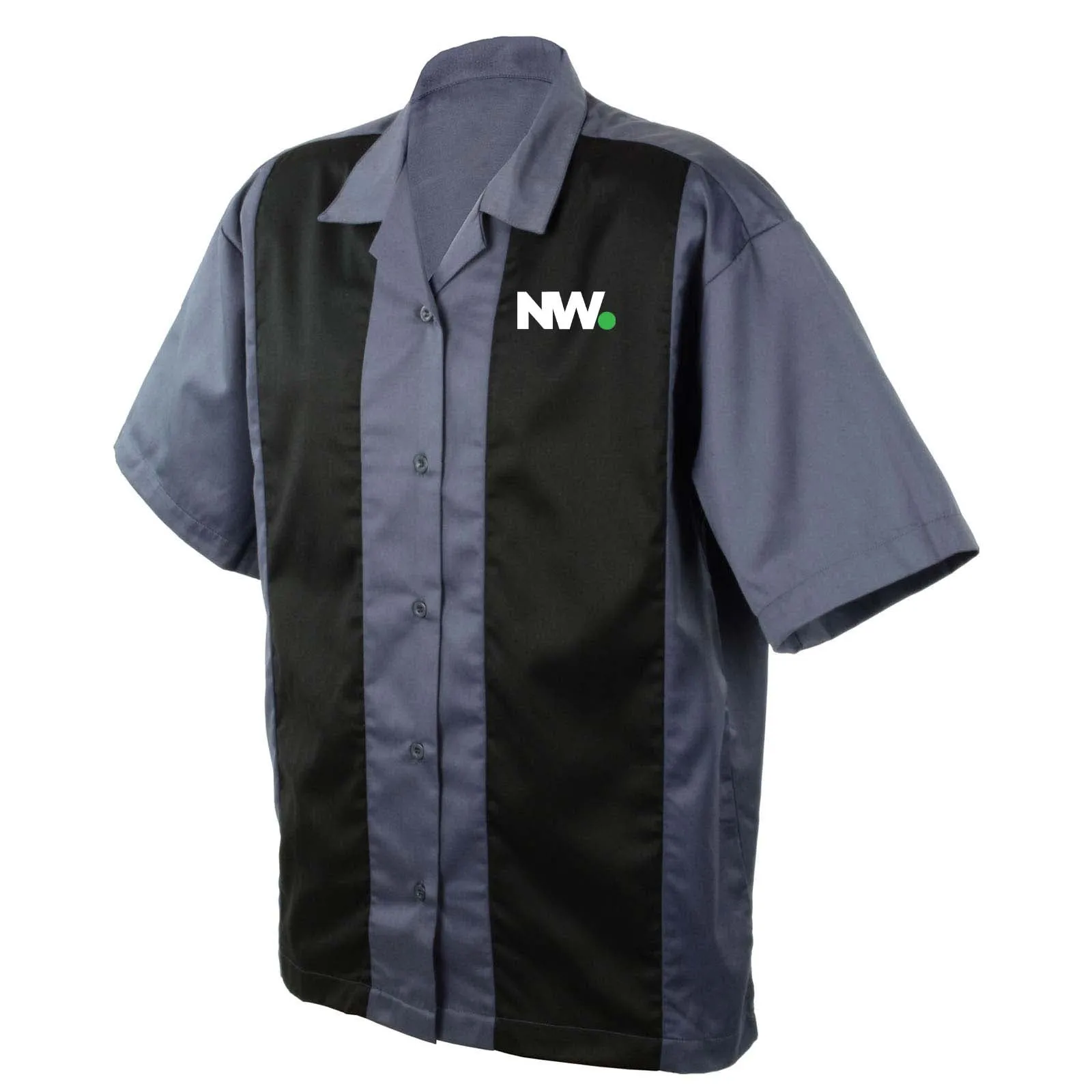Nationwide Video Logo Embroidered Retro Bowling Shirts