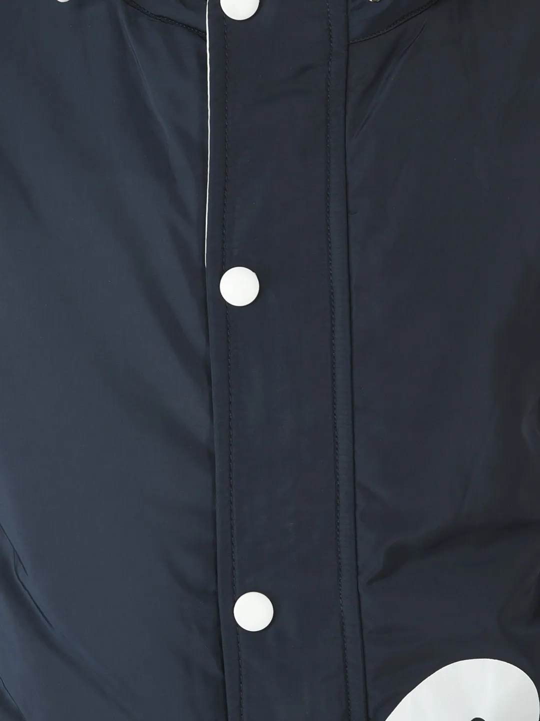 Navy Padded Varsity Jacket