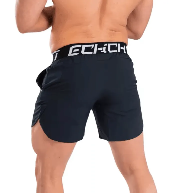 New Men’s Fitness Bodybuilding Shorts – Quick-Dry Breathable Summer Workout & Beach Shorts
