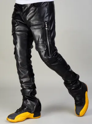 NME Jeans - Monty PU Leather - Black - 551