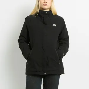 North Face Lightweight Puffer Coat With Fleece Lining - L