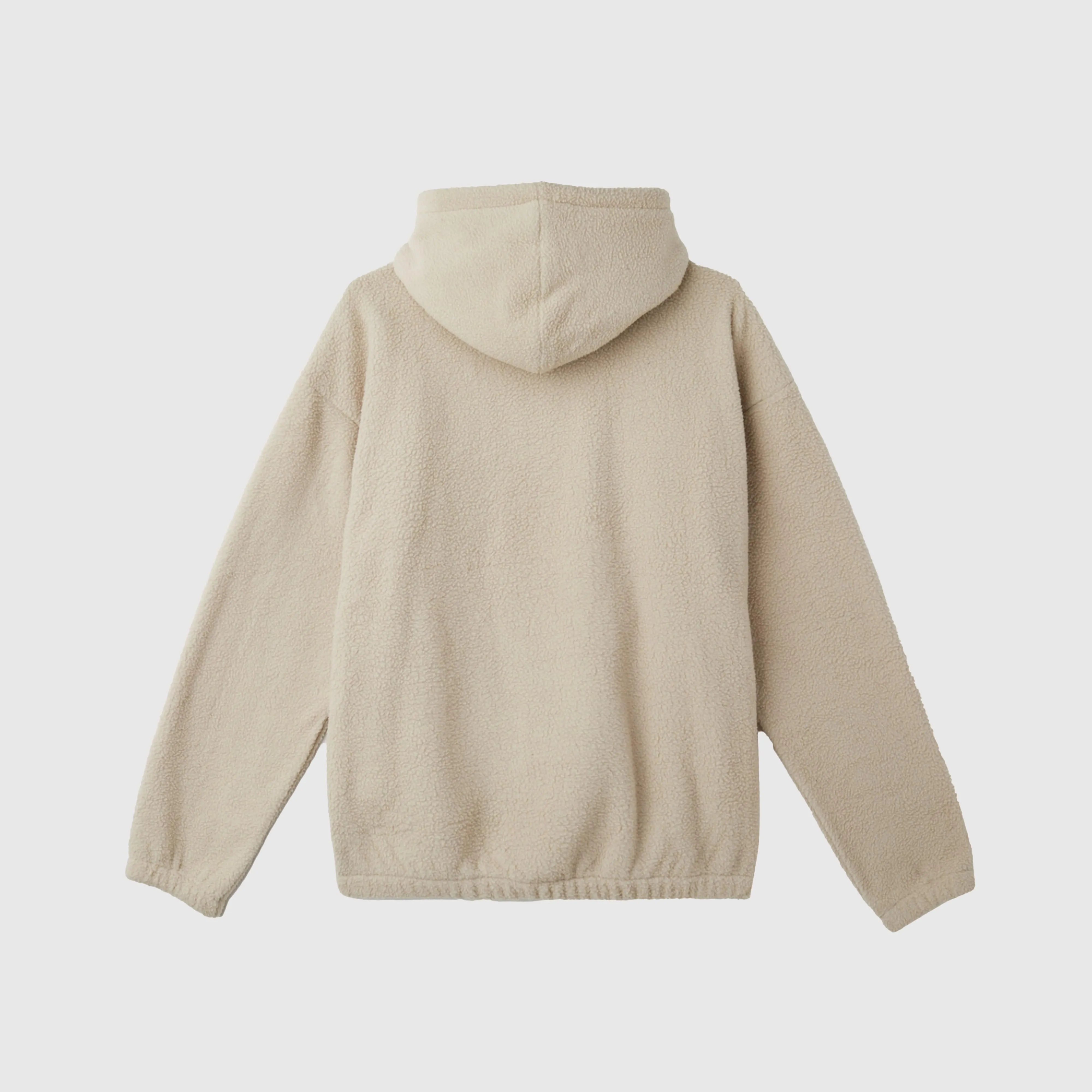 Obey Bold Polar Fleece Hood - Silver Grey
